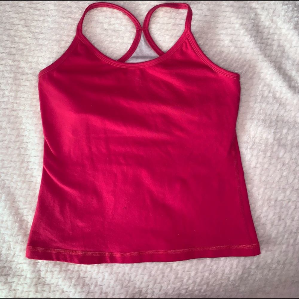 LULULEMON hot pink tank top